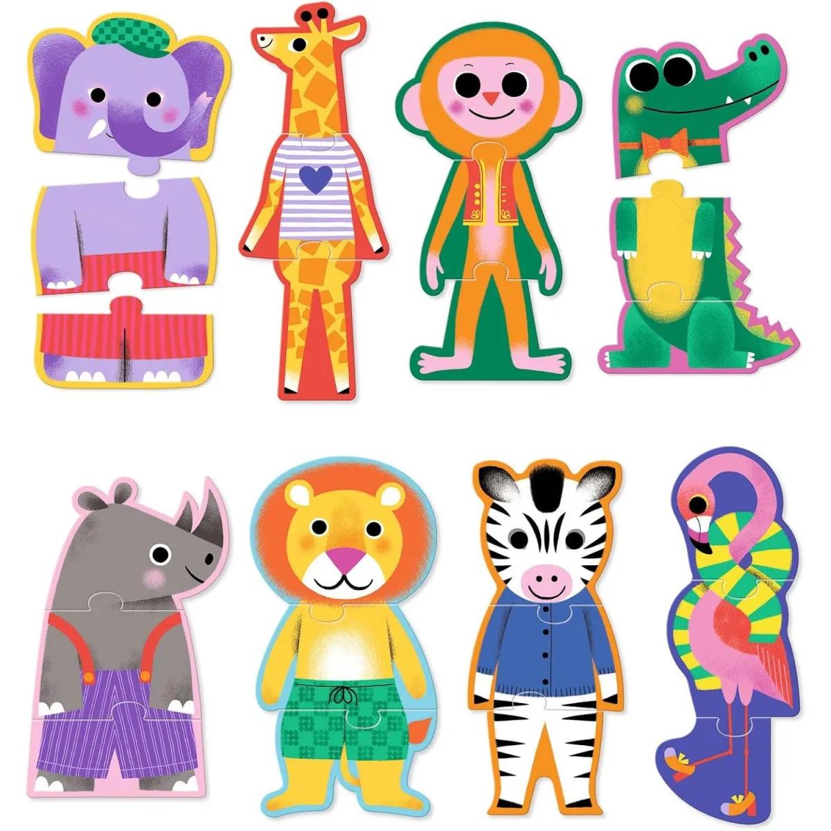 Puzzle za decu SAVANA 8 kom 