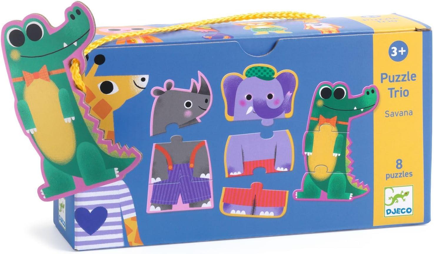 Puzzle za decu SAVANA 8 kom 