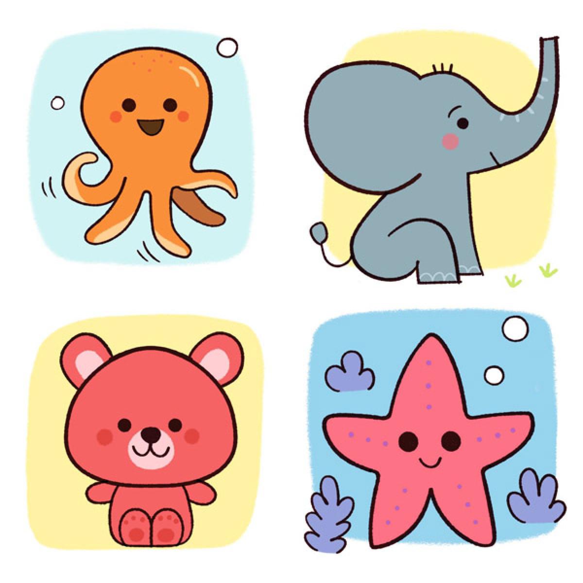 Kreativni set za učenje crtanja STEP BY STEP BABIES & CO 