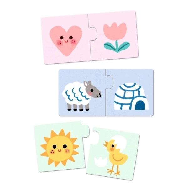 Puzzle za decu COLOURS 12 kom 