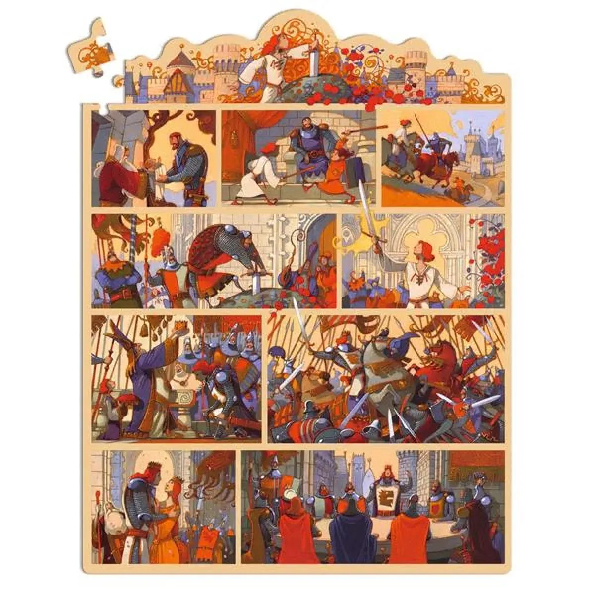 Puzzle za decu KRALJ ARTUR 100kom 