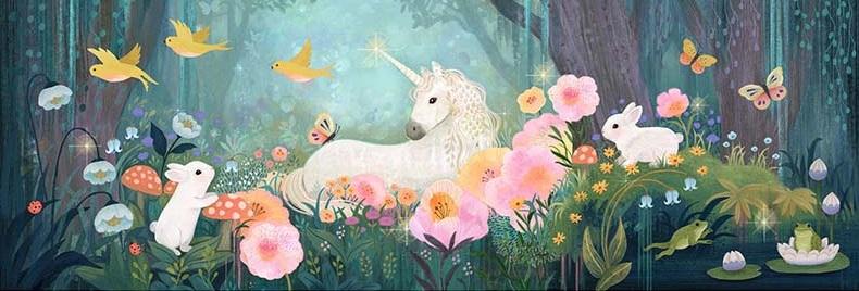 Puzzle za decu NA RUBU ŠUME 200kom 