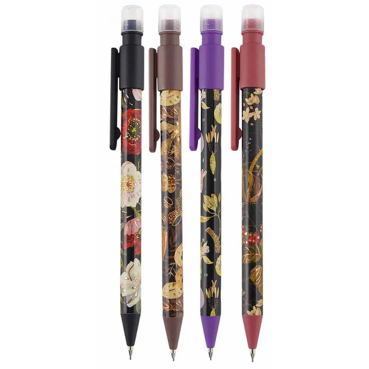 Tehnička olovka sa gumicom FLORA.BLACK NIGHT 0,7mm 