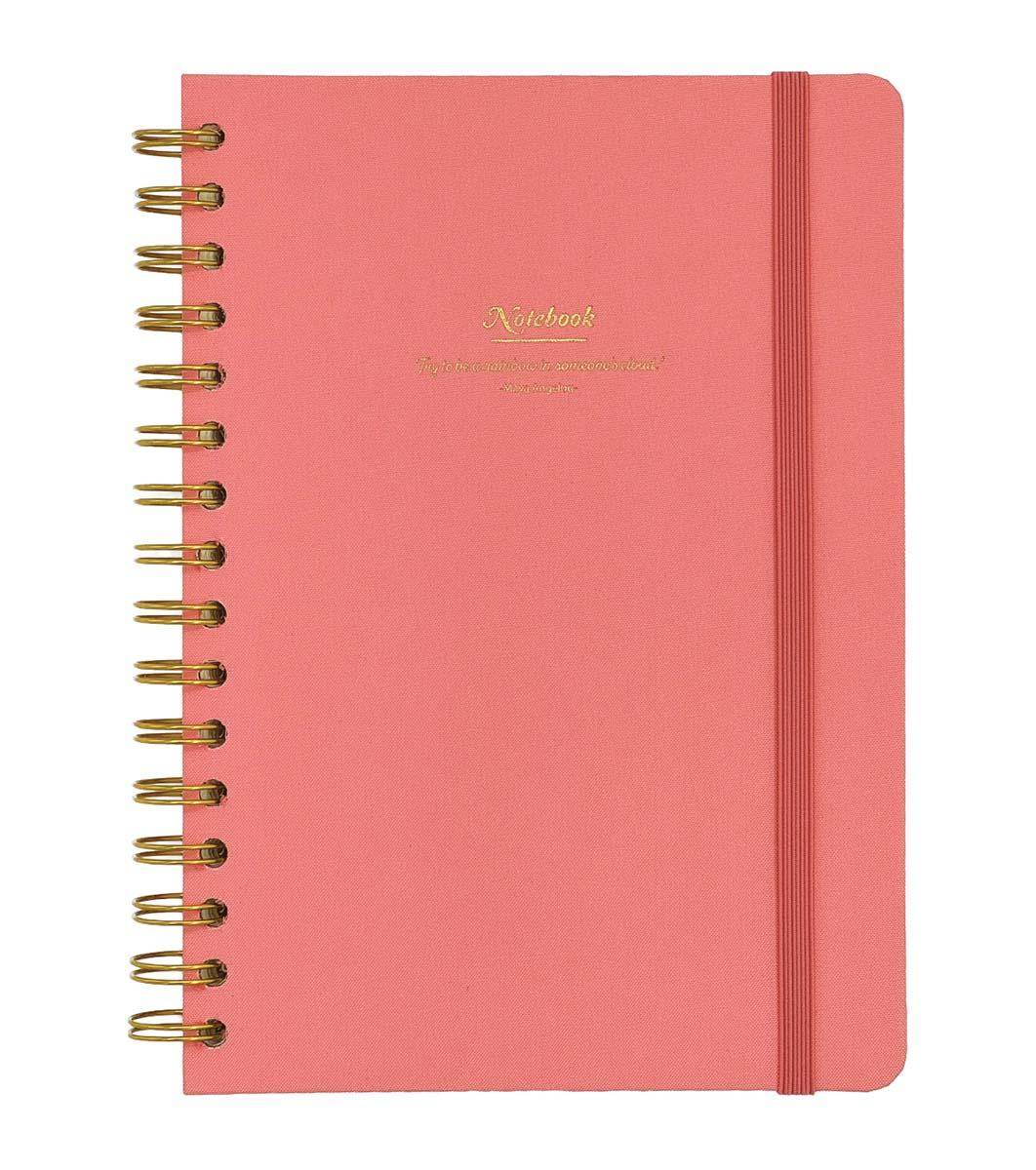 Notes na tačkice A5 FABRIC tvrde korice - Peachy 