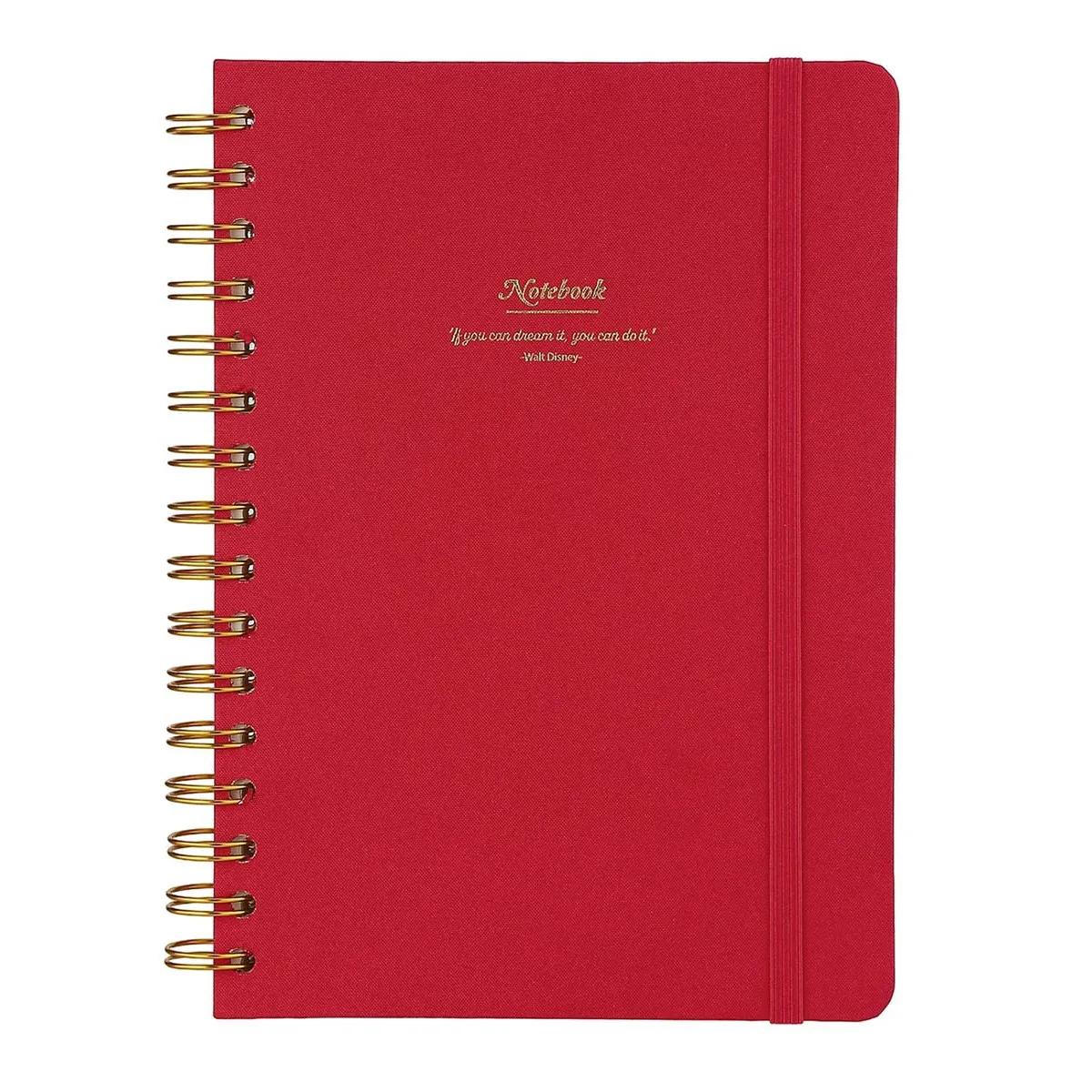 Notes na tačkice A5 FABRIC tvrde korice - Red 