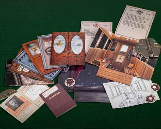 PROFESSOR PUZZLE Društvena igra ESCAPE FROM THE STARLINE EXPRESS GAME 