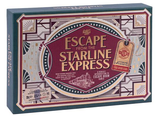 PROFESSOR PUZZLE Društvena igra ESCAPE FROM THE STARLINE EXPRESS GAME 