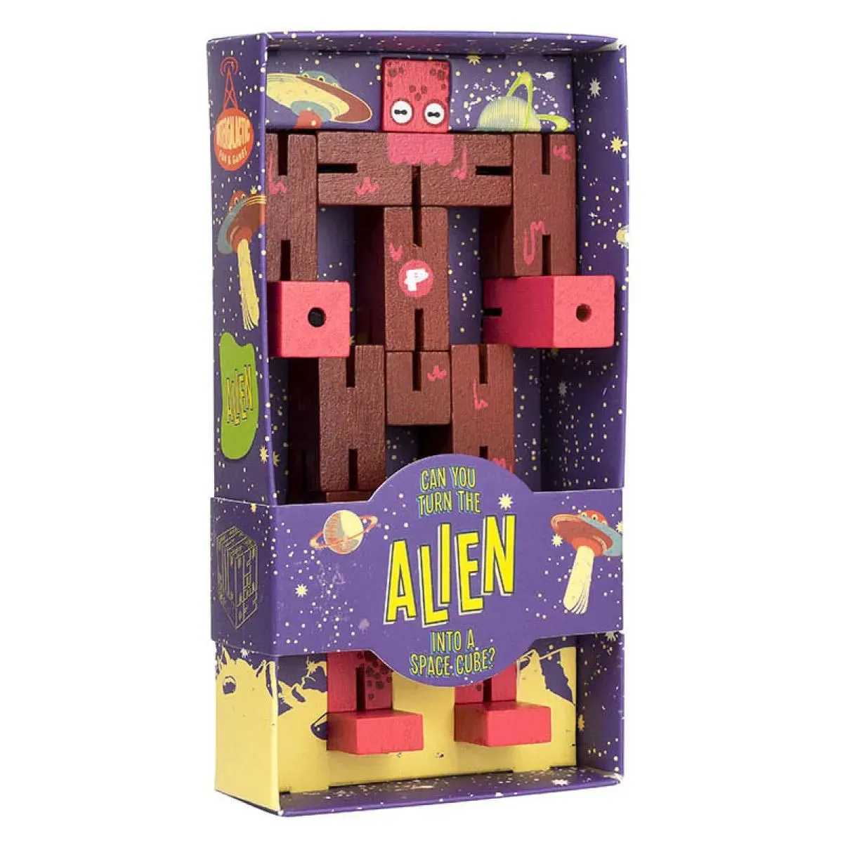 PROFESSOR PUZZLE IQ drvene puzzle PLANET ALIEN 