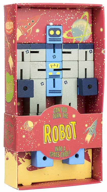 PROFESSOR PUZZLE IQ drvene puzzle PLANET ROBOT 