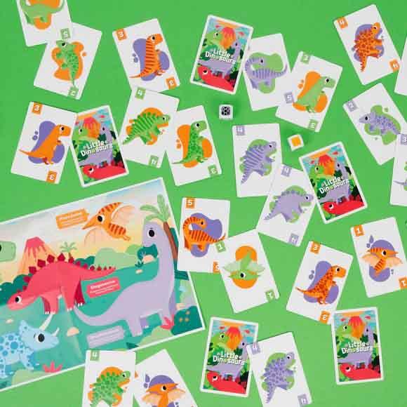 PROFESSOR PUZZLE Dečija igra LITTLE DINOSAURS 