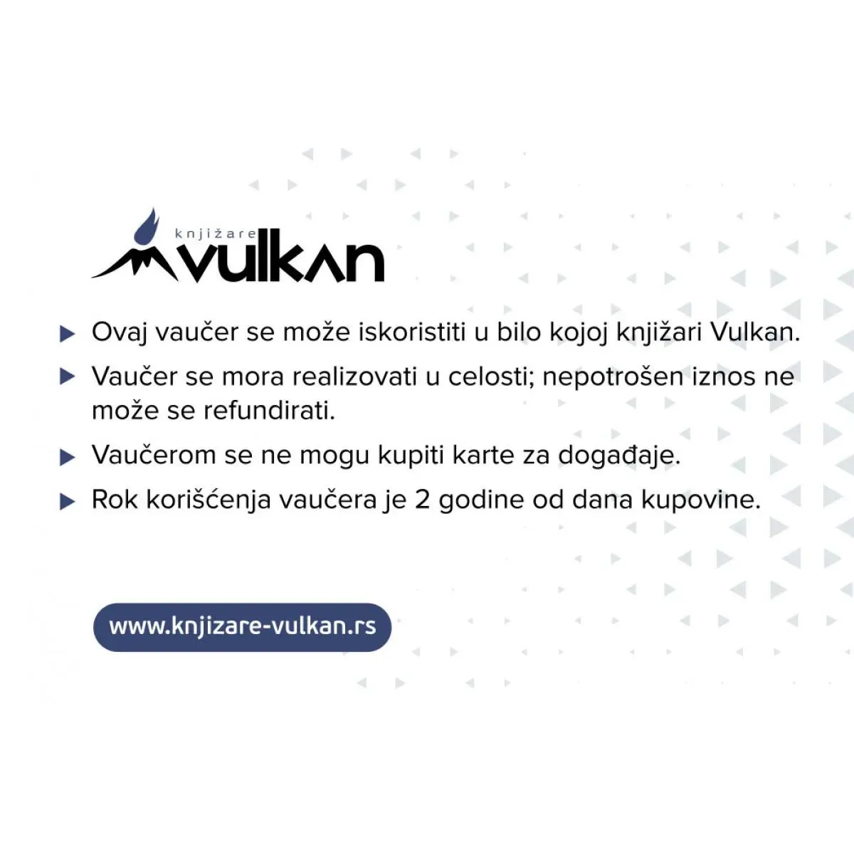 GIFT KARTICA / VAUČER Plava zlatni trouglići 2000 