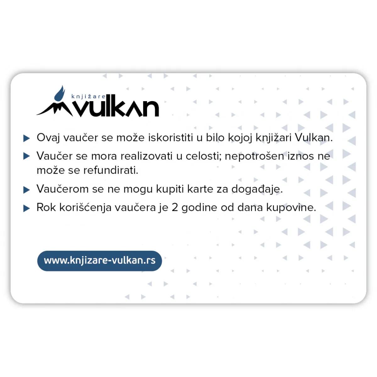 GIFT KARTICA / VAUČER Plava zlatni trouglići 3000 