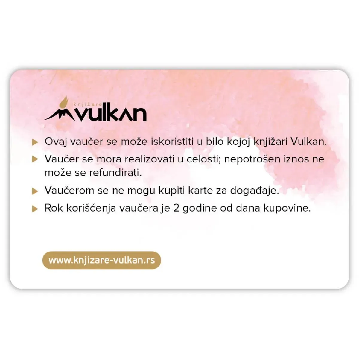 GIFT KARTICA / VAUČER Srećan rođendan roze zlatna 1000 