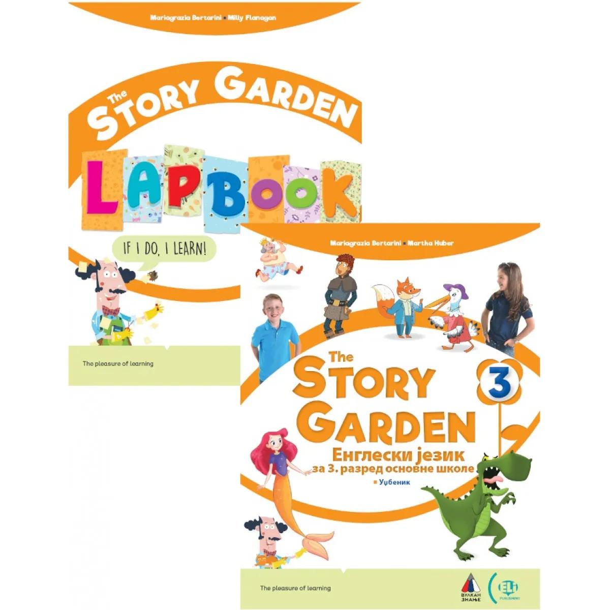 ENGLESKI JEZIK ZA 3. RAZRED, THE STORY GARDEN 3, UDŽBENIK I LAPBOOK (NOVO) 