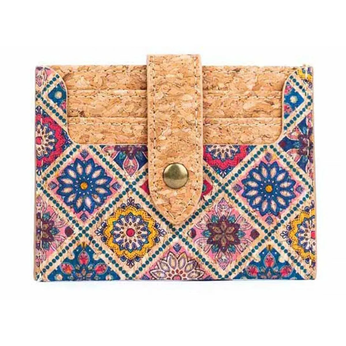 Etui za kartice CORK FLORAL MOSAIC 