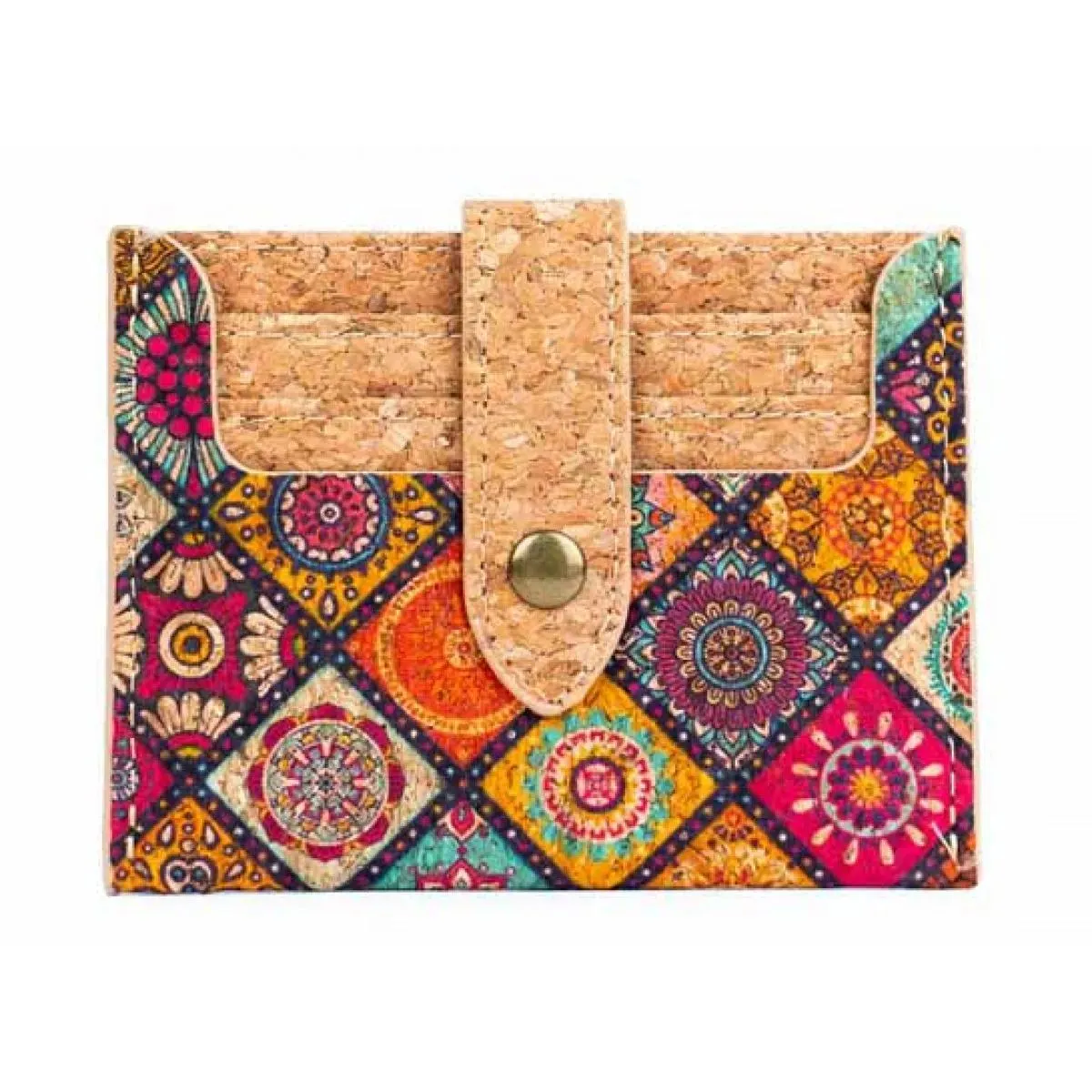 Etui za kartice CORK FLORAL MOSAIC 