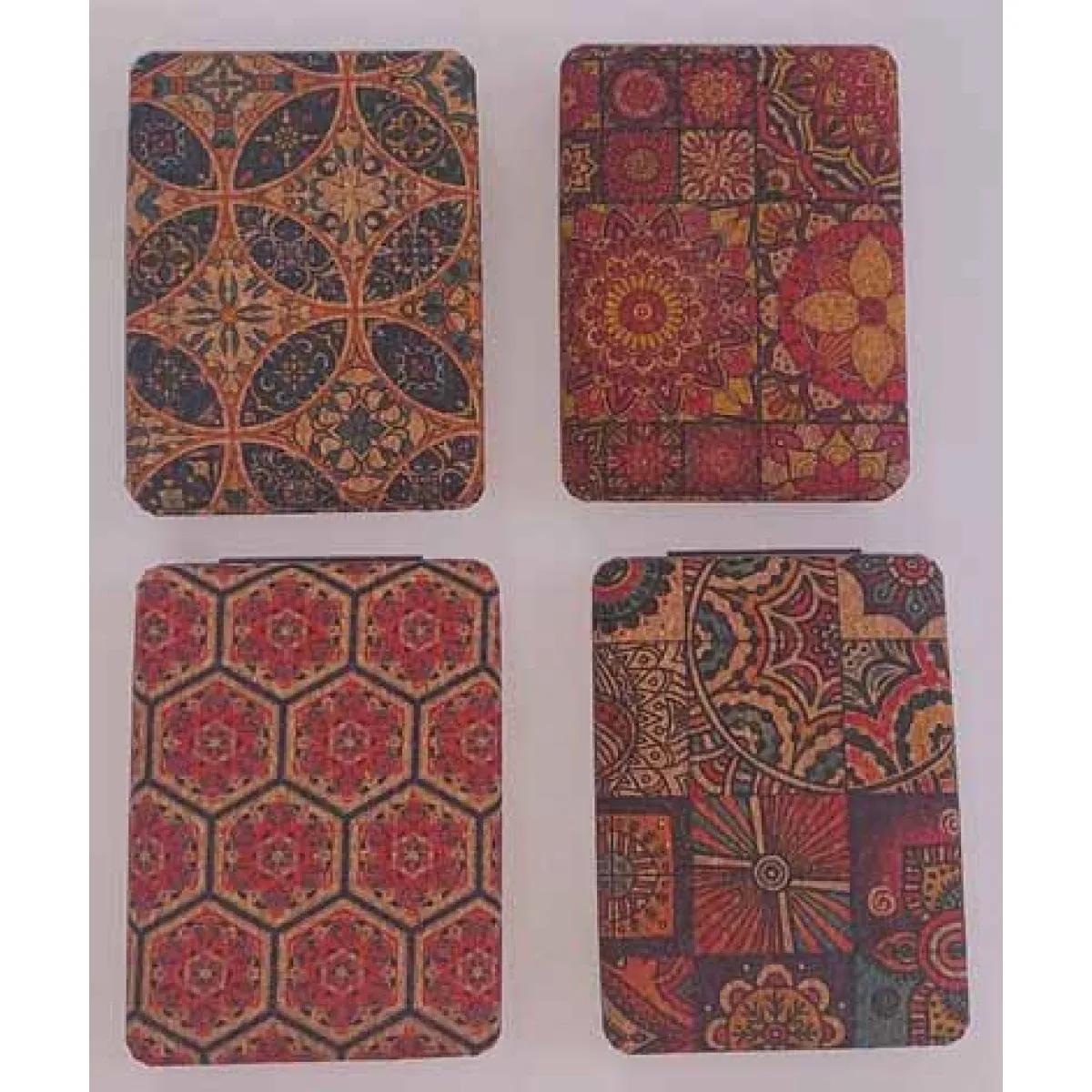 Ogledalce CORK FLORAL DESIGN 