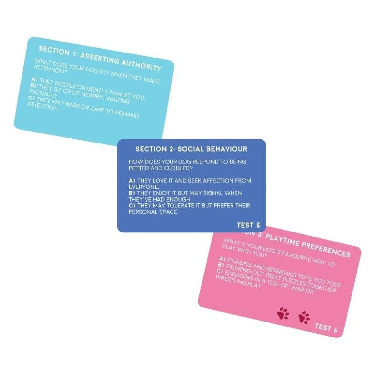 Kviz kartice PET PERSONALITY TEST - DOG 