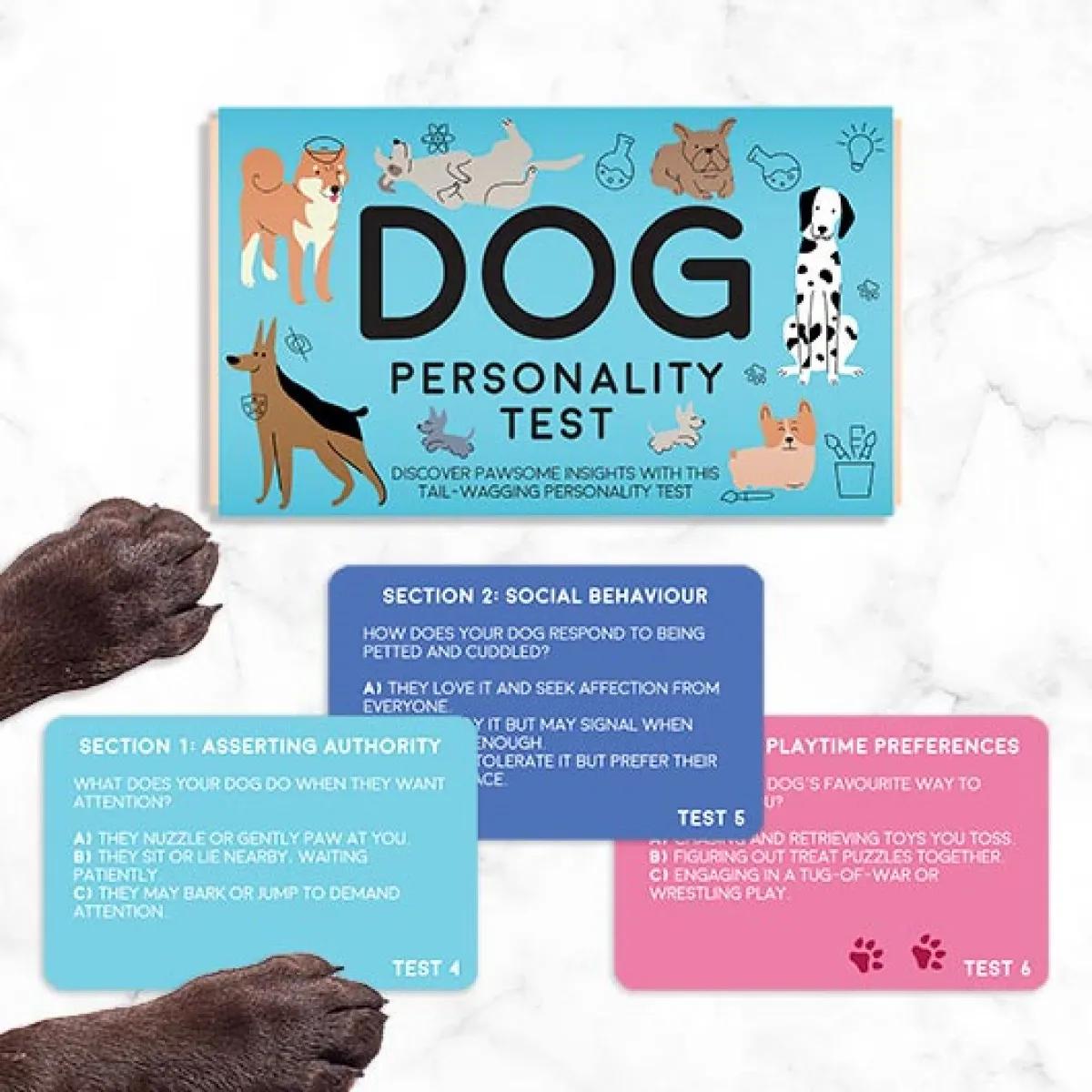 Kviz kartice PET PERSONALITY TEST - DOG 