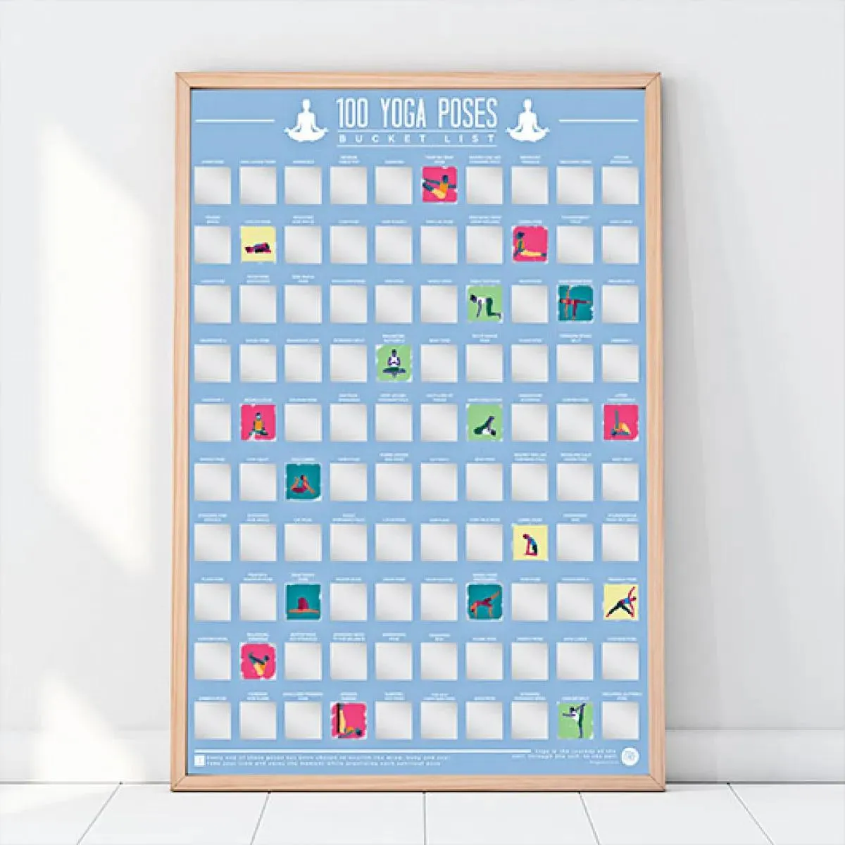 Greb-greb poster 100 YOGA POSES 