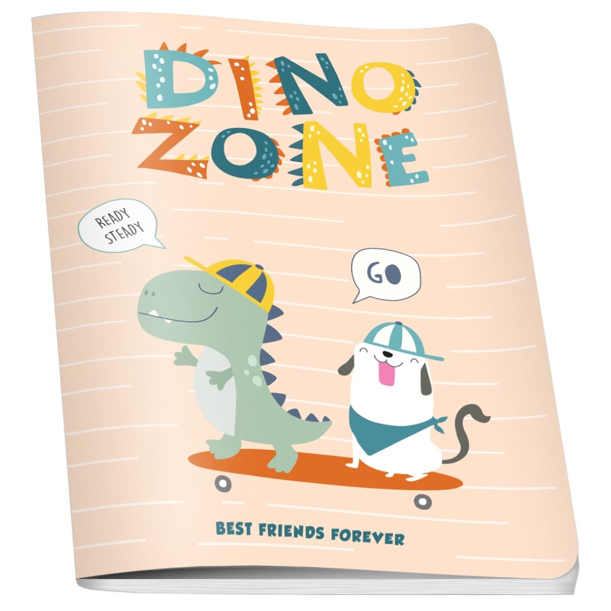 Sveska A5 DINO ZONE, 60 čistih listova 