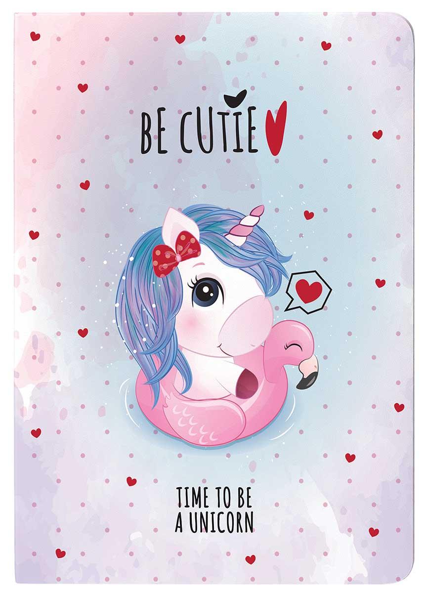 Sveska A4 UNICORN, 60 listova uske i široke linije 