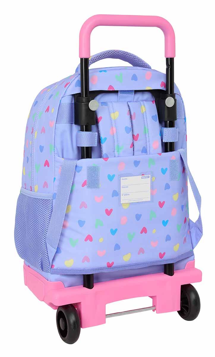 Ranac sa koliima BENETTON - LILA 45cm 