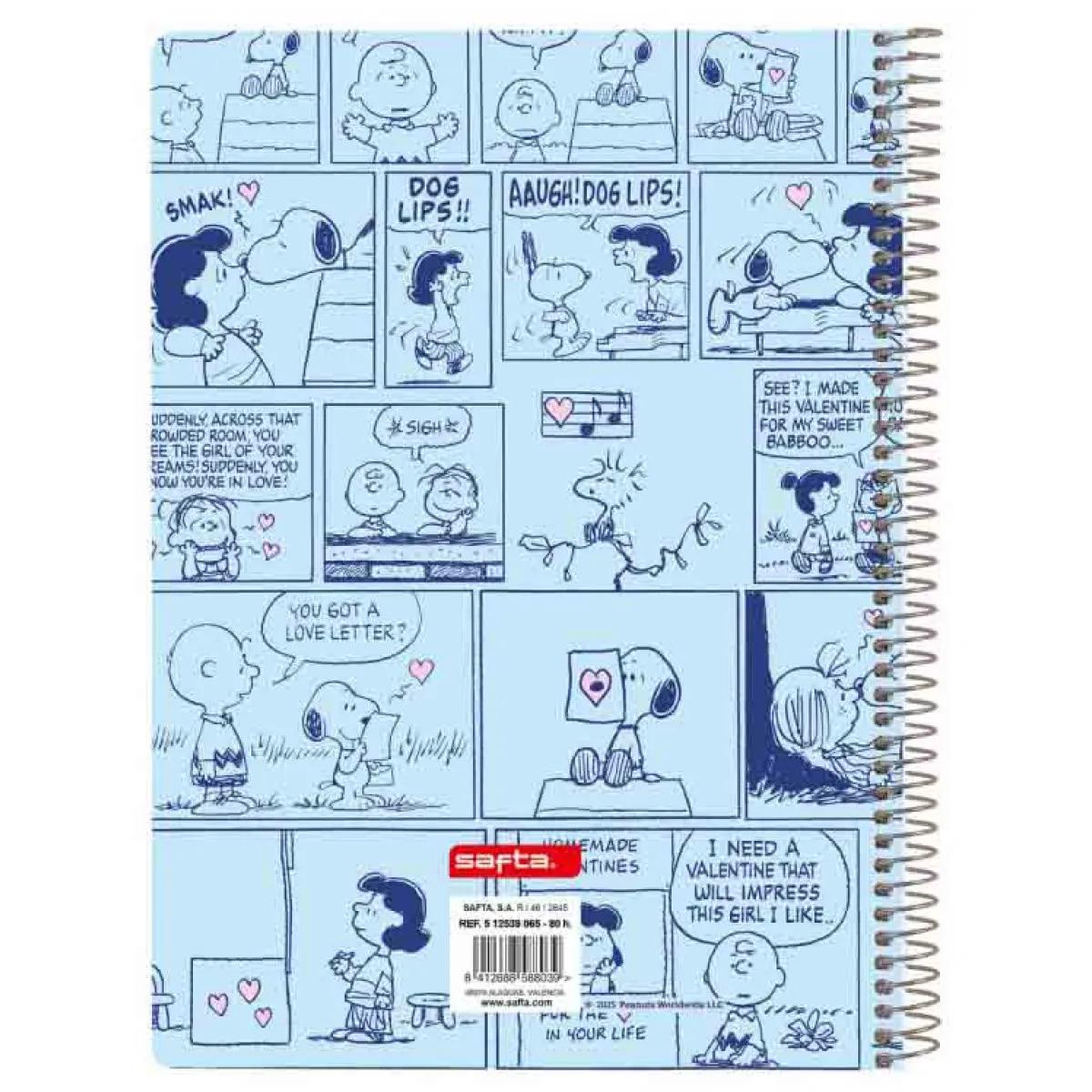 Notes SNOOPY A5 tvrdi povez 80 strana, kvadratići 