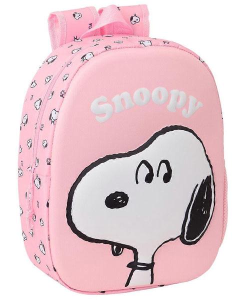 Mali ranac SNOOPY 3D - pink 