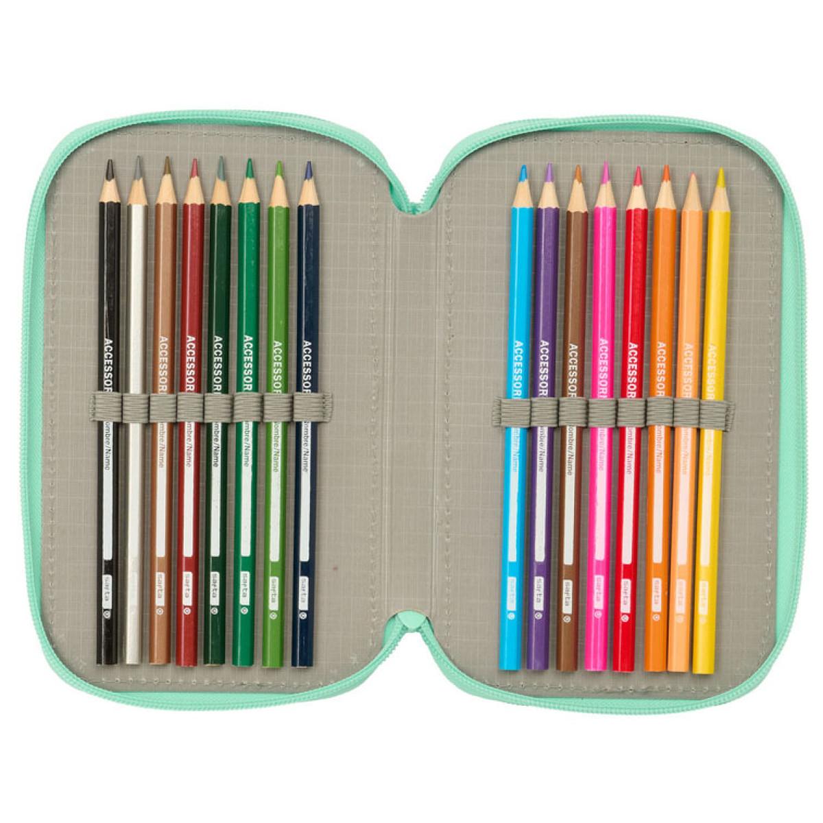 Pernica puna trodelna SRCE - ZELENA 