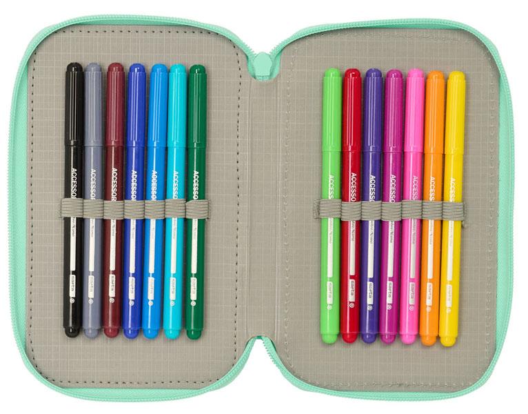 Pernica puna trodelna SRCE - ZELENA 