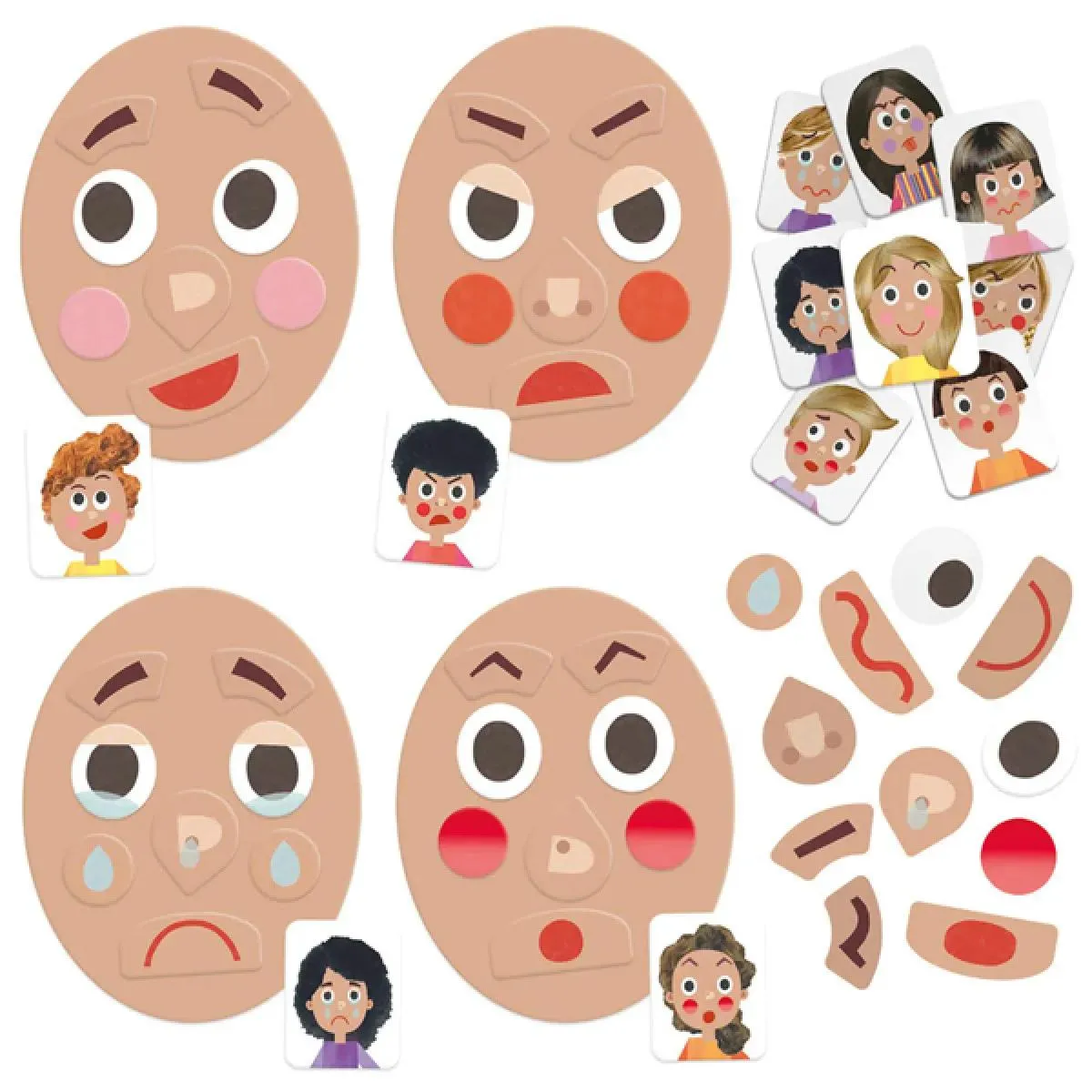 Dečija edukativna igra IZRAZI LICA 