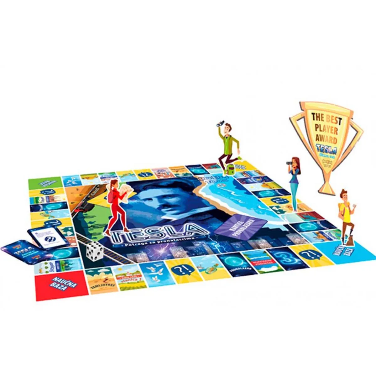 Društvena igra TESLA POTRAGA ZA PRONALASCIMA 