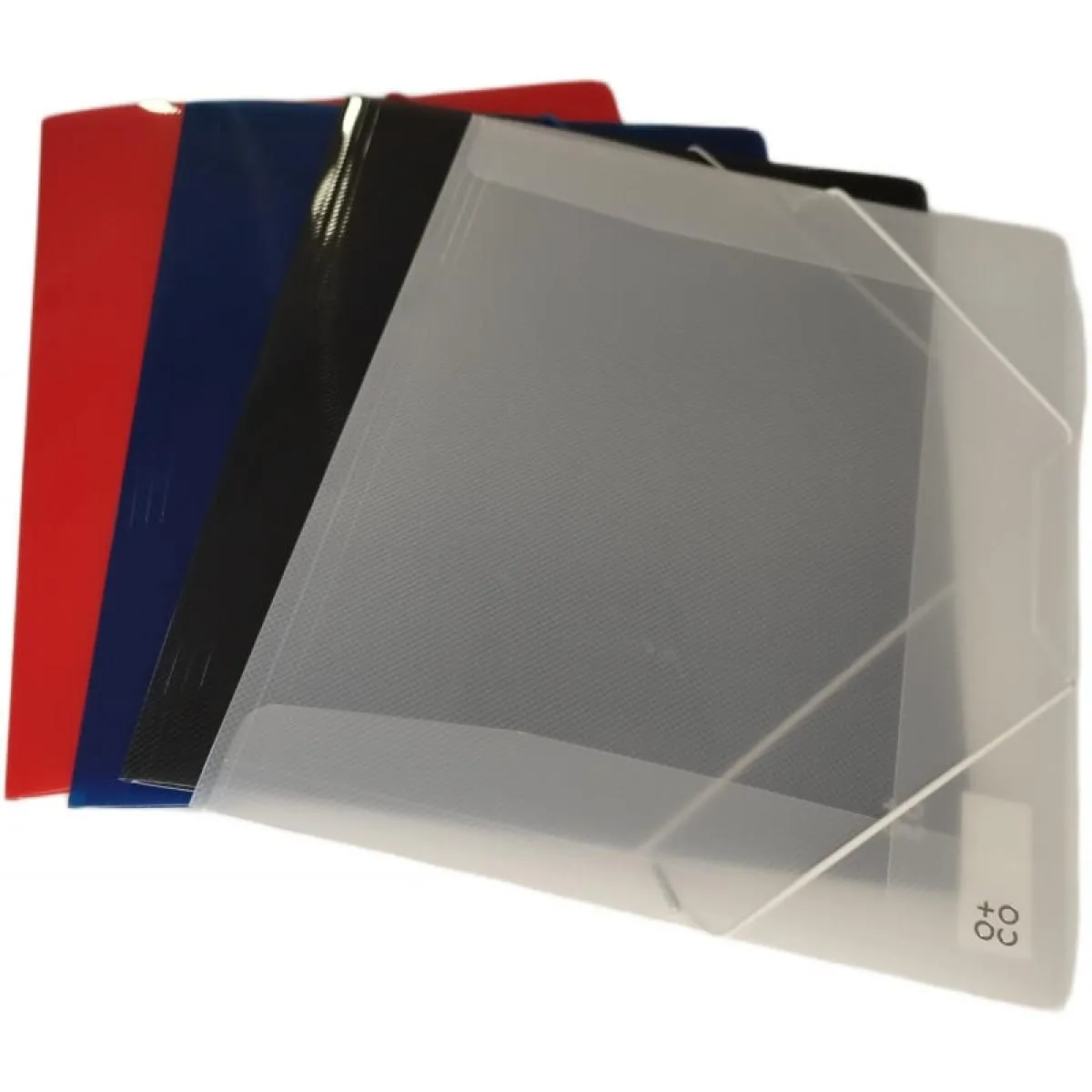 FASCIKLA PVC sa gumisom A4 32x24,6x1cm providna 