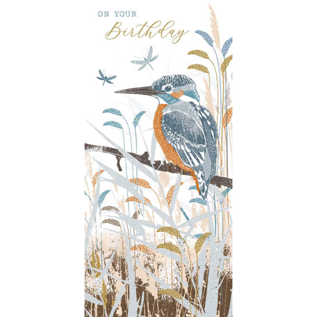 Rođendanska čestitka WOODLAND KINGFISHER 