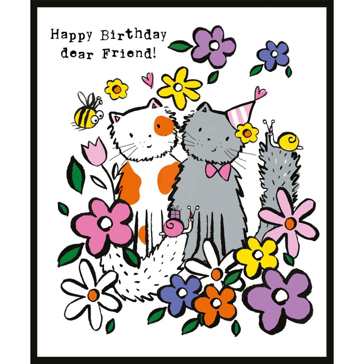 Rođendanska čestitka CAT TRAILS 