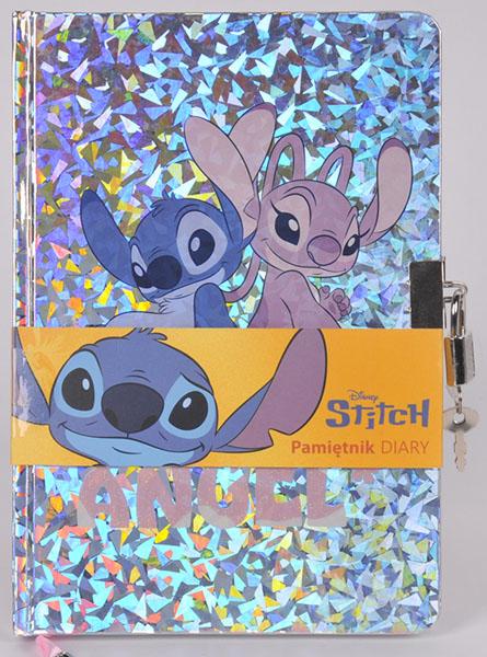 Dnevnik A5 sa ključićem STITCH AND ANGEL HOLOGRAPHIC 