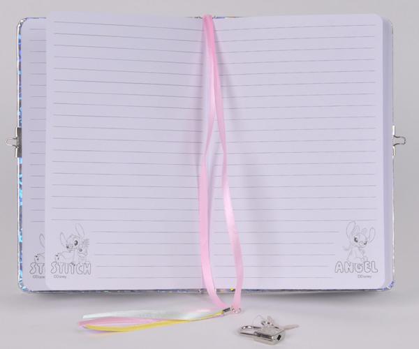 Dnevnik A5 sa ključićem STITCH AND ANGEL HOLOGRAPHIC 