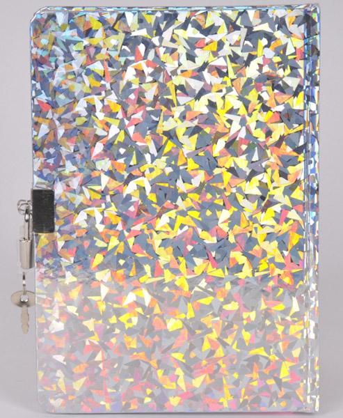 Dnevnik A5 sa ključićem STITCH HOLOGRAPHIC 