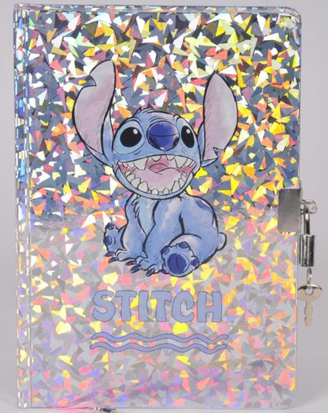 Dnevnik A5 sa ključićem STITCH HOLOGRAPHIC 