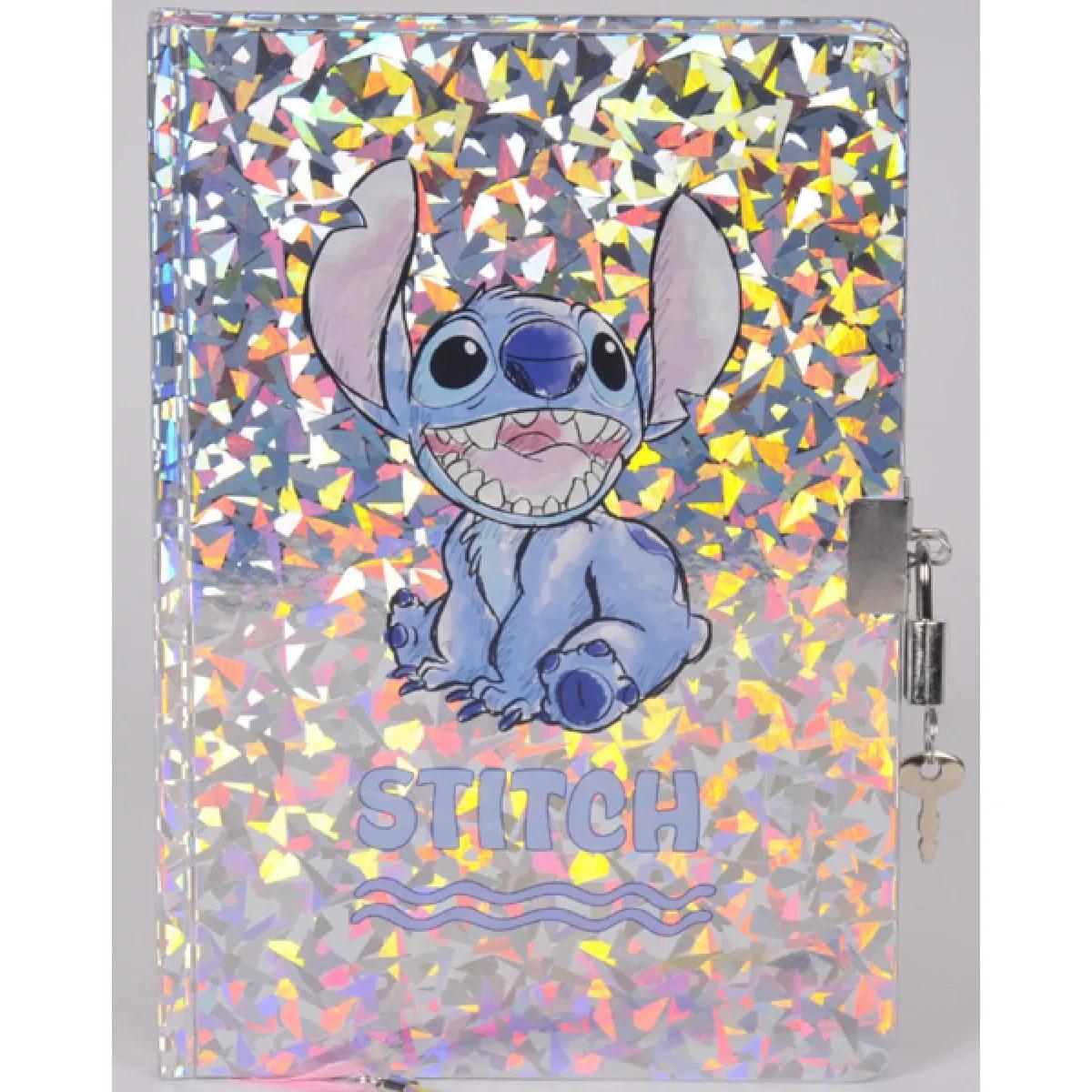 Dnevnik A5 sa ključićem STITCH HOLOGRAPHIC 