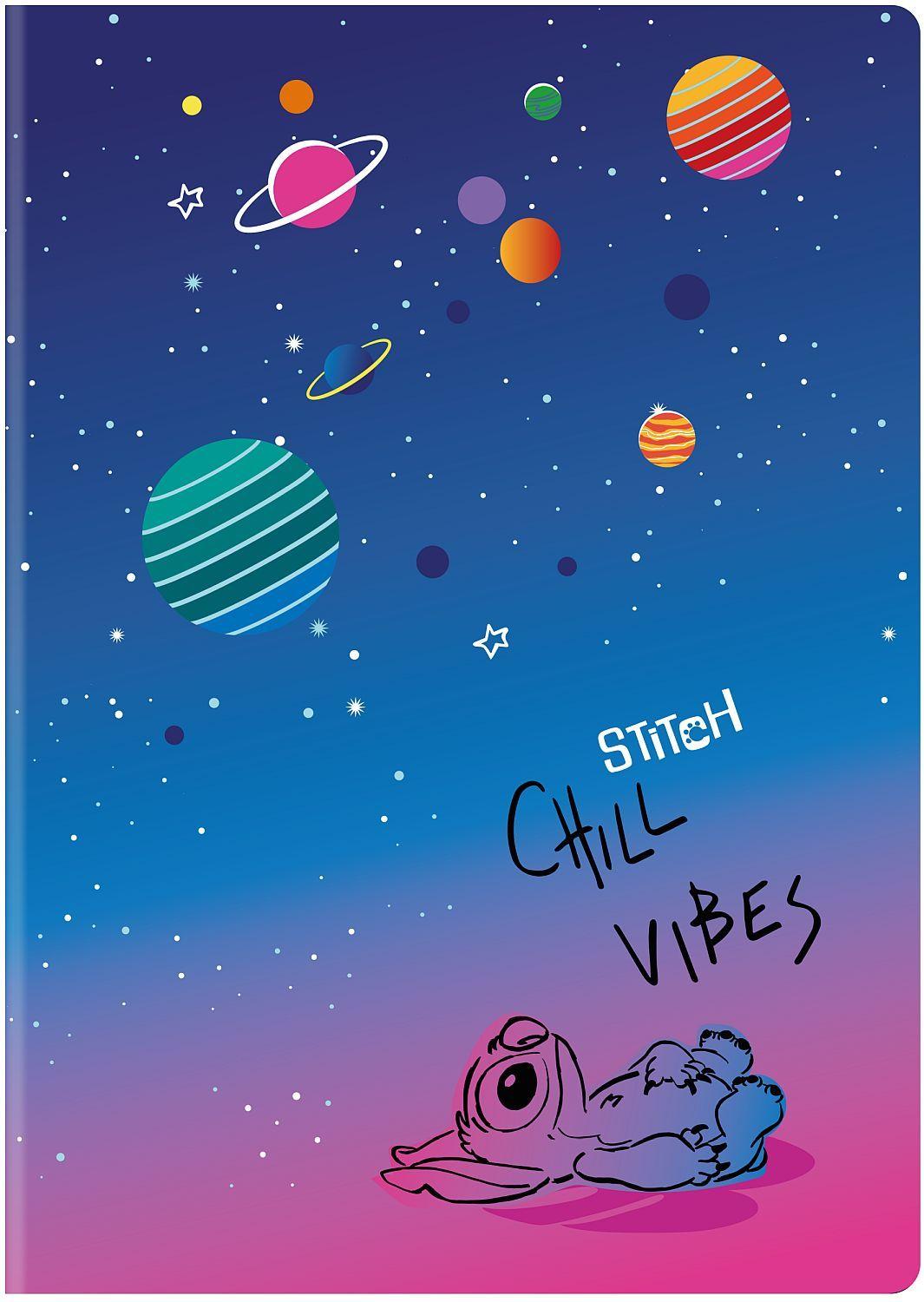 Notes A4 STITCH, 60 listova na kvadratiće 