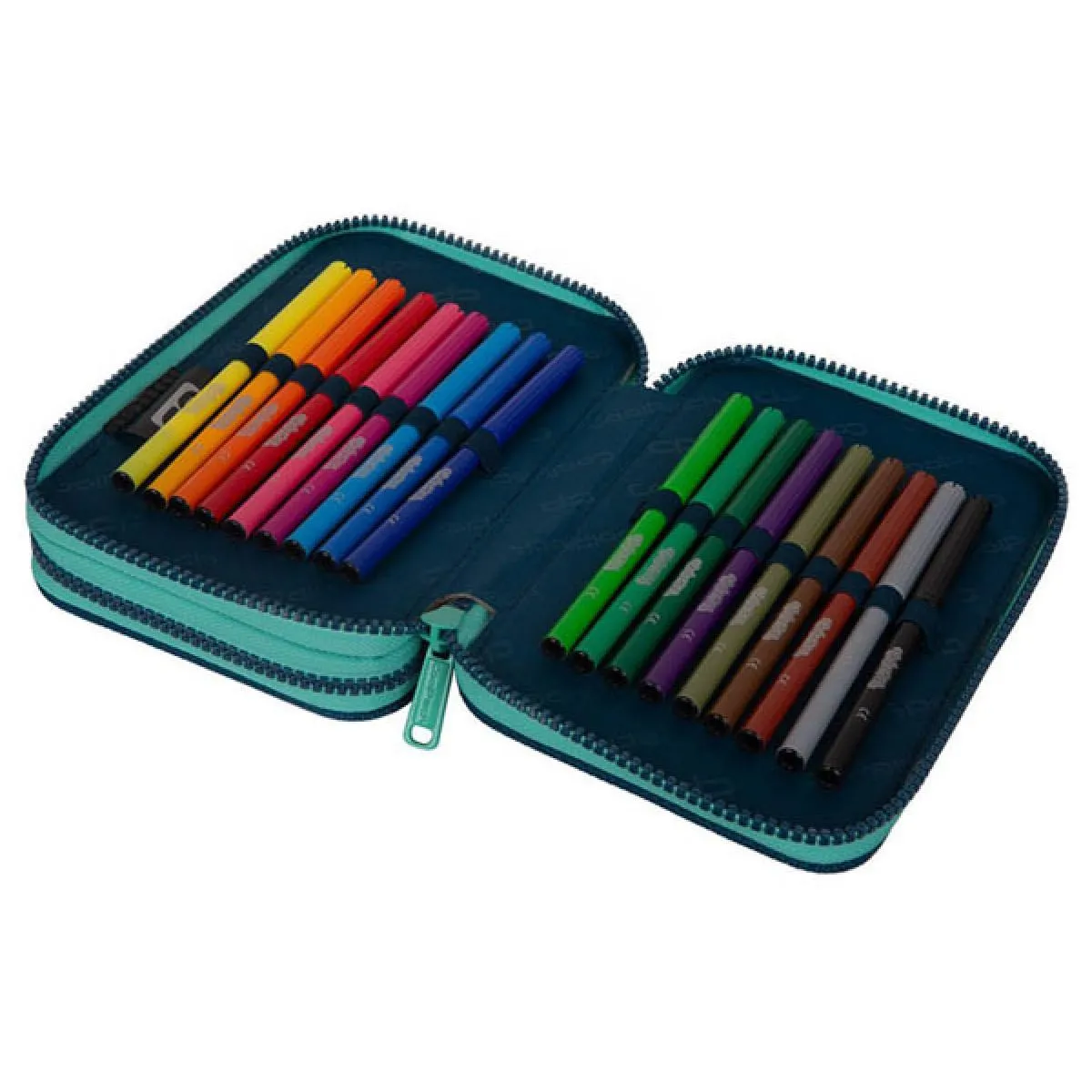 Pernica puna dvodelna JUMPER 2 - GRADIENT BLUE LAGOON 