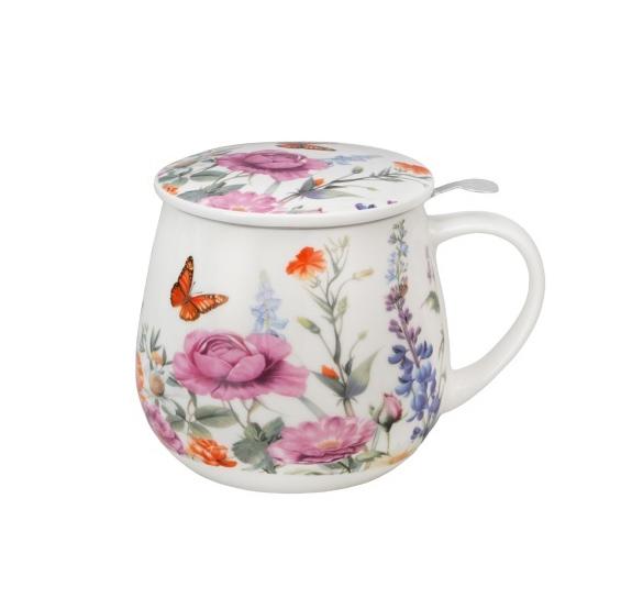 Šolja okrugla sa infuzerom 430ml SUMMER 