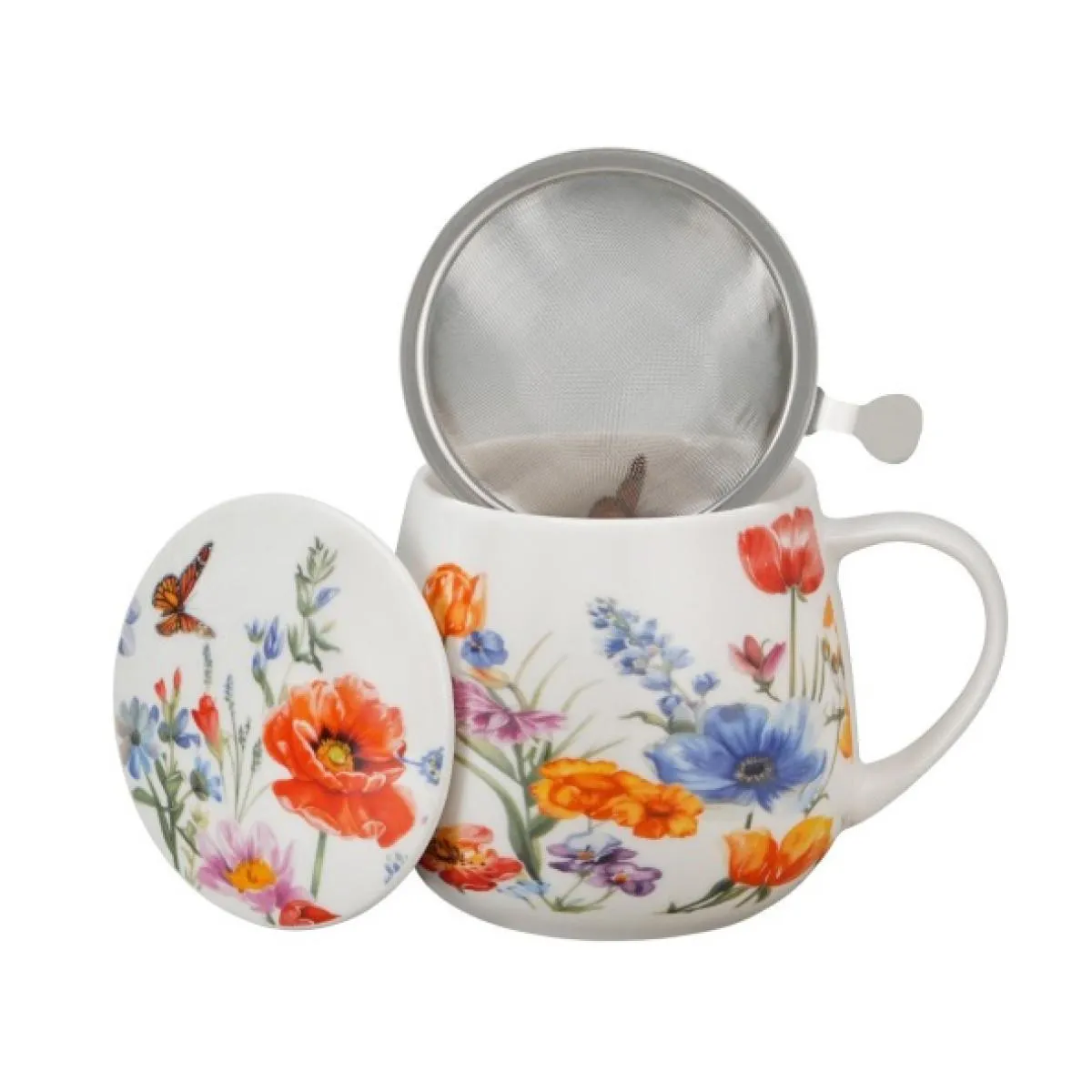 Šolja okrugla sa infuzerom 430ml SPRING 
