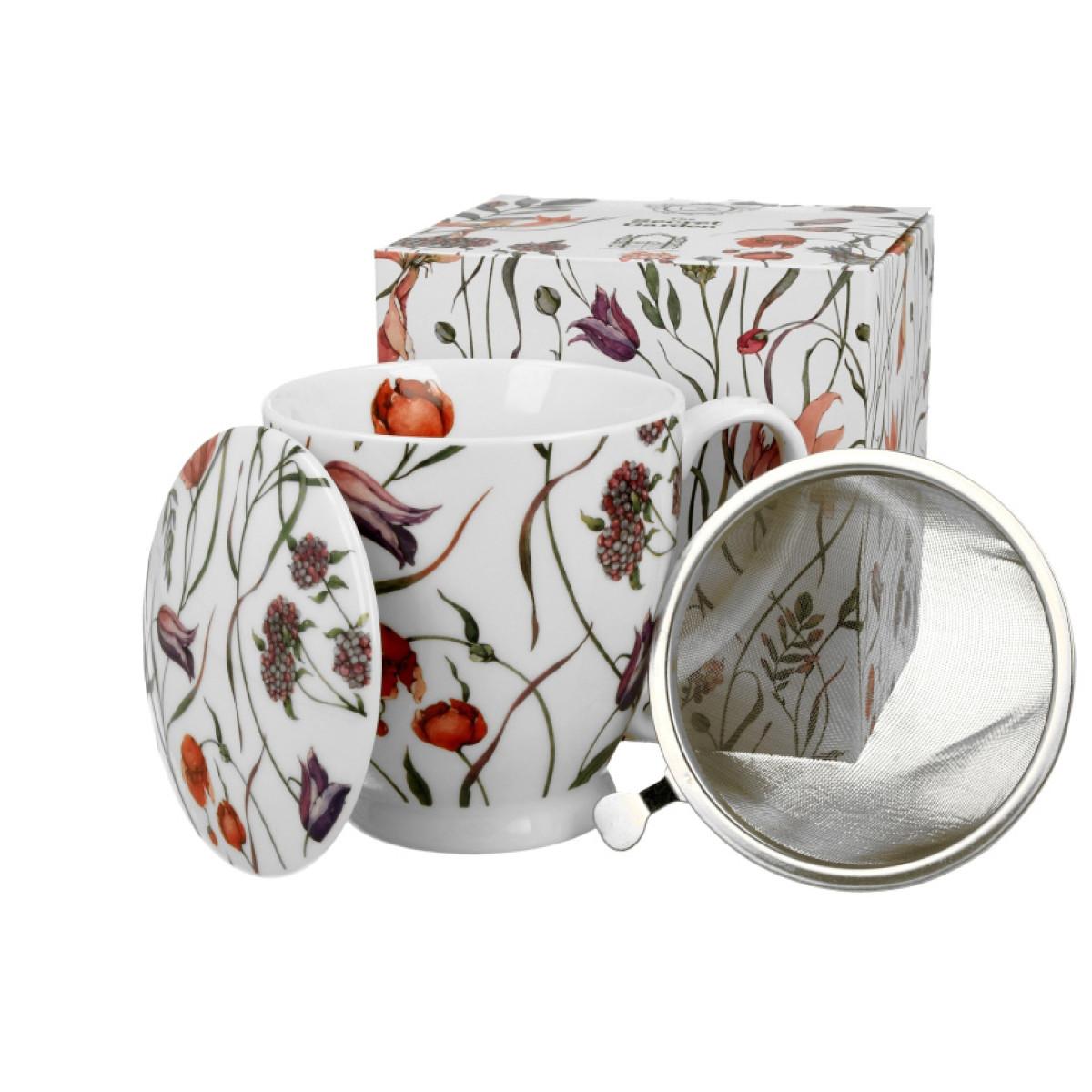 Šolja 510ml sa infuzerom FLOWER MEADOW 