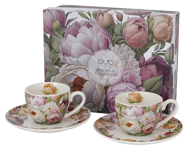 Dve šolje za espreso PEONIES 110ml 