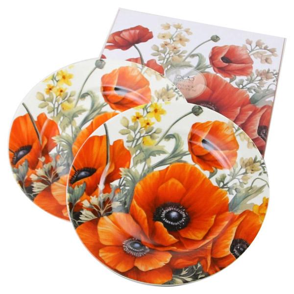 Set dva dezertna tanjira POPPIES 
