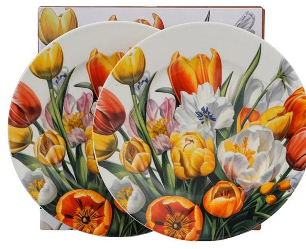 Set dva dezertna tanjira TULIPS 