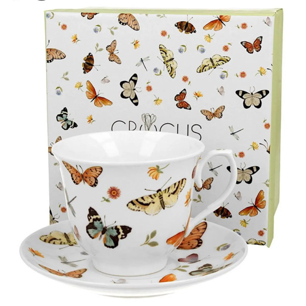 Šolja sa tacnom BUTTERFLIES 